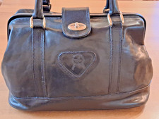 Bauletto nero vera pelle borsa