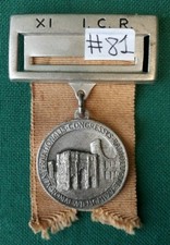 MEDAGLIA XI 11 CONGRESSO RADIOLOGIA ROMA 1965 ALESSANDRO VOLTA ENRICO FERMI. #81