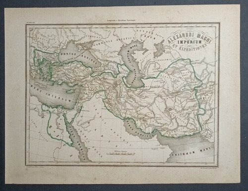 Antica mappa impero - mappa,