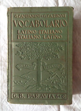 Vocabolario Latino-Italiano Italiano-Latino, Campanini Carboni, Ed. Paravia 1957