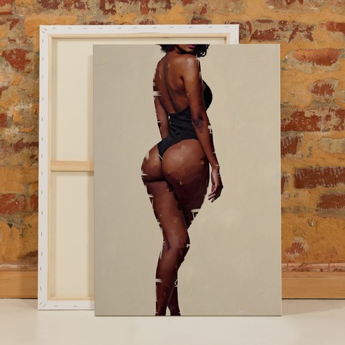 Elegante arte donna nera - ,, moda