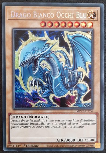 Drago bianco occhi blu - bianco,