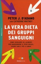 LIBRO LA VERA DIETA DEI GRUPPI