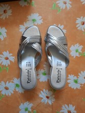 CIABATTE ESTIVE SANDALI ARGENTO N 38