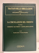 Diritto Privato - Trattato delle Obbligazioni - Circolazione del Credito