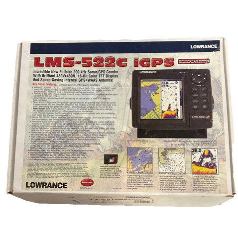 Nuovo lowrance lms 522c - lms-522c, igps