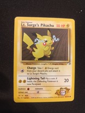 Carta Pokemon PSA Lt. SURGE'S