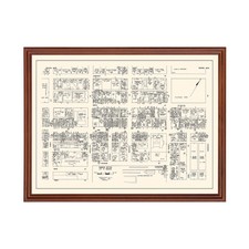 Vecchia mappa di Holyoke, MA