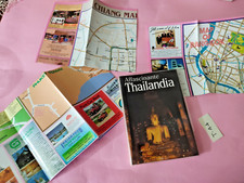 GUIDA AFFASCINANTE THAILANDIA 1989 CON CARTINE DEL POSTO ORIGINALI OTTIMA