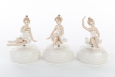 BOMBONIERA COMUNIONE BATTESIMO COMPLEANNO CARILLON BALLERINA 3 ASS PORCELLANA