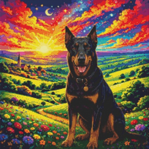 Beauceron cucciolo cane - beauceron,