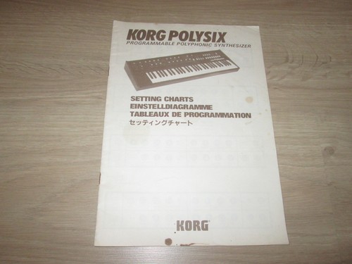 Korg polysix sintetizzatore - korg,