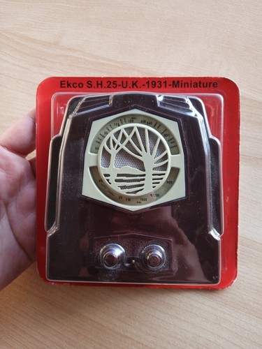Miniatura radio epoca ekco - miniatura,