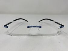 Montatura occhiali da vista Swissflex Swiss Made T142-52 Cool BLU E NERO senza montatura -615