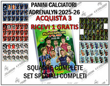 PANINI CALCIATORI ADRENALYN 2025-26 2026 SQUADRE COMPLETE  PRENDI 3 + 1 GRATIS