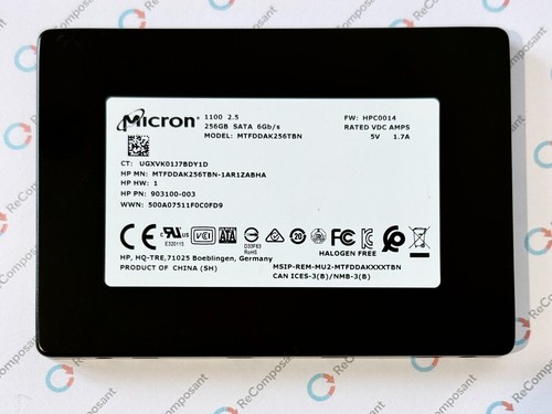 Ssd micron 1100 séries - ssd, 256go