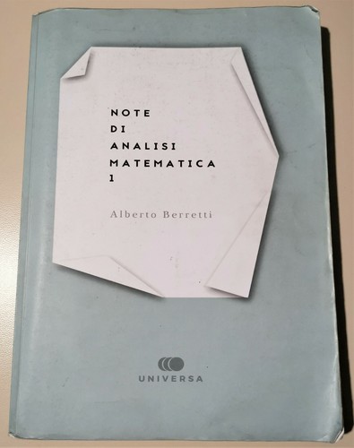 Note analisi matematica 1 - matematica,