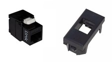 PRESA RETE KEYSTONE  UTP CAT 6 BTICINO AXOLUTE NERO MONTAGGIO FACILE TOOLLESS