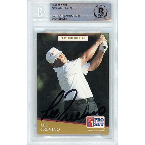 Lee trevino firmato 1991 - 1991, pro