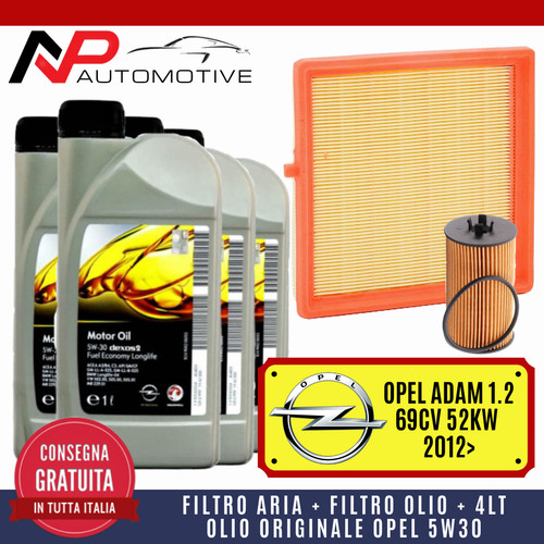 Kit tagliando opel adam - kit,