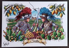 Italia Sicilia - Paladini, Pupi Siciliani, folclore