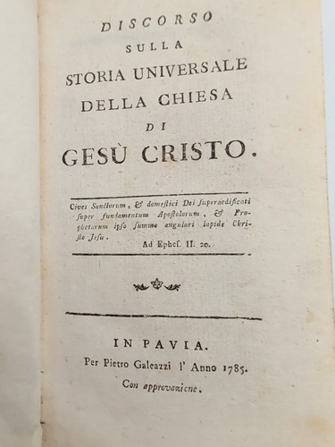 1785 discorso sulla storia - discorso,