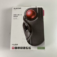 ELECOM ENORME Mouse Trackball Cablato Funzionamento Dita 8 Pulsanti Funzione M-HT1URBK