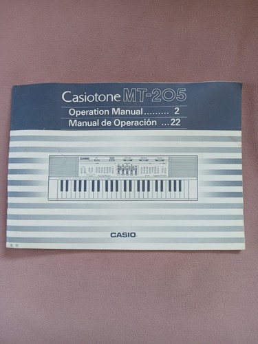 Vintage casio casiotone 205 - vintage, mt-205