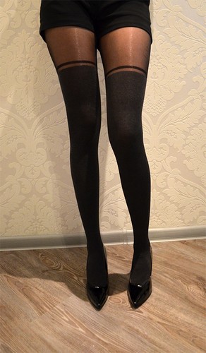 Fiore carola denari collant - 40,