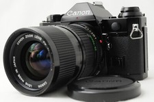 [N MINT+3] Canon AE-1 Program fotocamera pellicola 35mm nera + nuova FD 35-70...