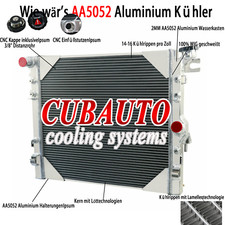 Radiatore acqua alluminio per Jeep Wrangler JK 3.6L 3.8L V6 CC2957 MT 2007-18 08