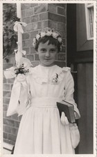 foto cartolina ragazza alla