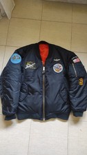 Bomber  Militare Aviazione MA-1 Flight Jacket originale  Fostex INVERNALE Tg L