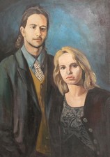 Ritratto di coppia dipinto ad