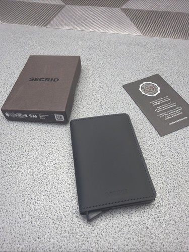 Secrid slimwallet nero opaco - nero,