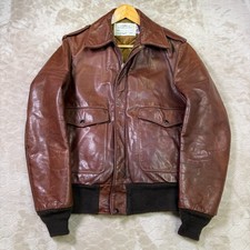 Giacca da volo bomber vintage Schotts in pelle I-S-674-M-S taglia 38 made in USA vedi foto