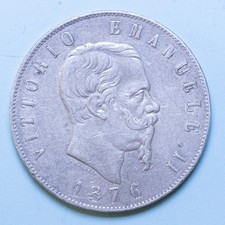 VITTORIO EMANUELE II 5 LIRE