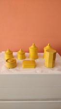 set porta spezie Ferlaco giallo numero pezzi 7 ceramica