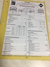 Automobile Technical Sheet