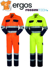 ROSSINI Tuta Tutone BICOLORE HI-VIS Alta Visibilità Bande Rifrangenti A40130