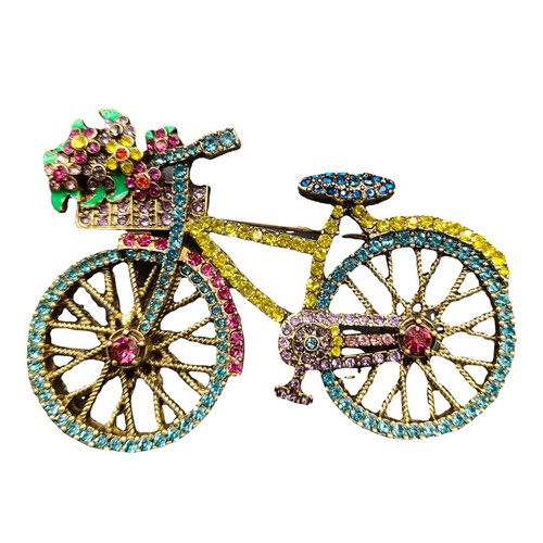 Spilla bicicletta flower - bicicletta,