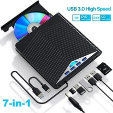 7in1 External USB 3.0 DVD CD