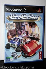 MICRO MACHINES USATO OTTIMO STATO SONY PS2 EDIZIONE ITALIANA PAL ATARI FR1 29896