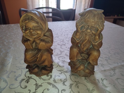 Scultura legno intagliato uomo - intagliato,