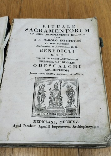 Antico benedizionale - antico,
