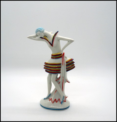 Statuina ballerina porcellana