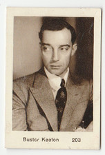 Buster Keaton cartolina