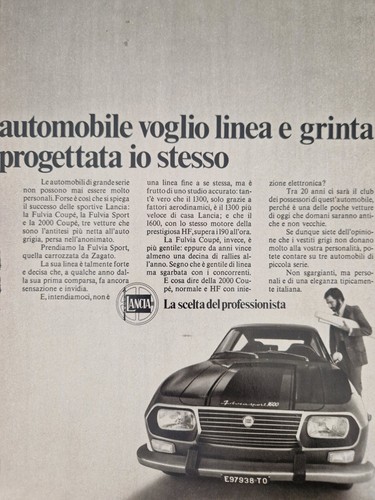 Lancia fulvia zagato - lancia, auto