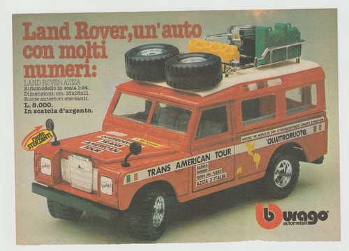 Bburago land rover - land,