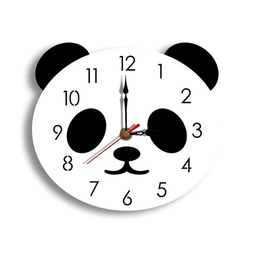 Orologio parete panda face - orologio, da